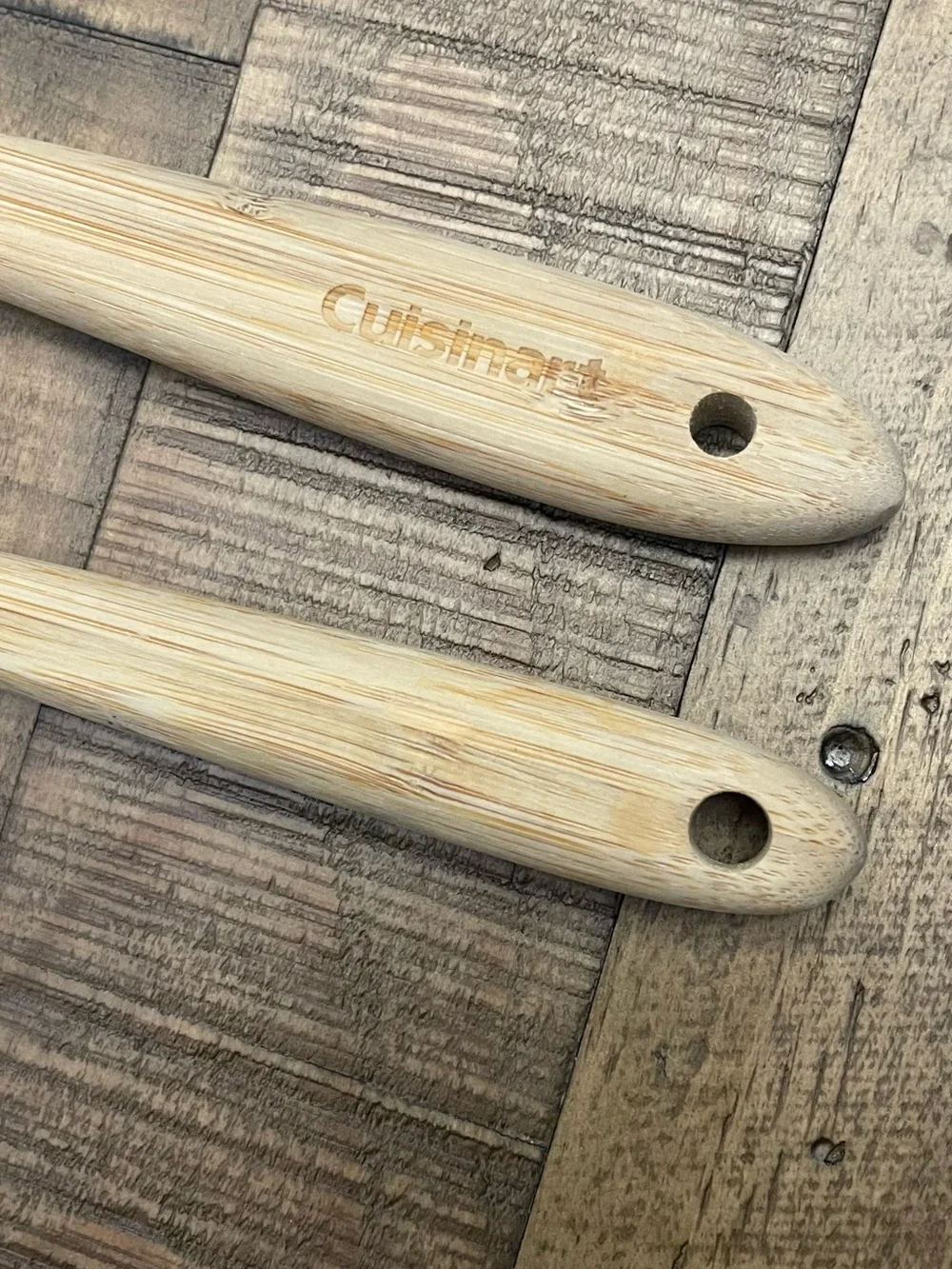 Cuisinart GreenGourmet Bamboo Solid Spoon and Unbranded Bamboo Solid Turner